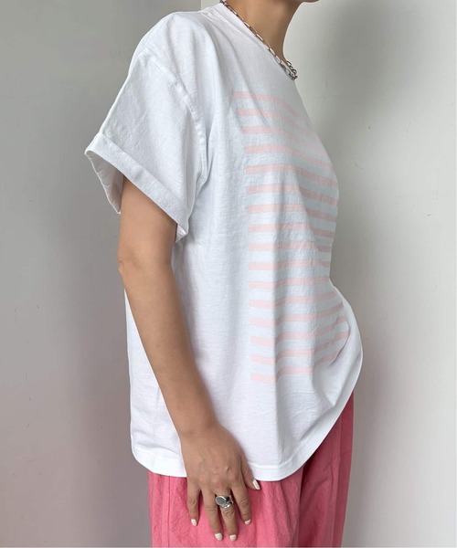 JOURNAL STANDARD LUXE(ジャーナルスタンダード ラックス)の「《追加3》Kalina's T(Tシャツ/カットソー・レディース・ライトグレー/ホワイト/バーガンディー・FREE)」の19枚目の写真