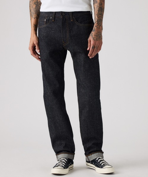 Levi＇s/リーバイス 505(TM) レギュラーフィットジーンズ ダークインディゴ セルビッジ リジッド