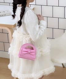 aimoha（アイモハ）の「【aimoha KIDS】リボンモチーフミニミニショルダーバッグ（ショルダーバッグ）」