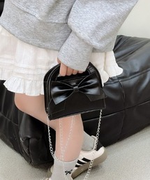 aimoha（アイモハ）の「【aimoha KIDS】リボンモチーフミニミニショルダーバッグ（ショルダーバッグ）」