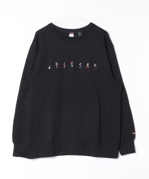 NANGA（ナンガ）の「ECOHYBRID TRAVERSE EMB SWEAT/エコハイブリッド トラバース エンブロイダリー スウェット（スウェット・メンズ・ブラック系その他/ライトグレー・M/XL/L）」の2枚目の写真