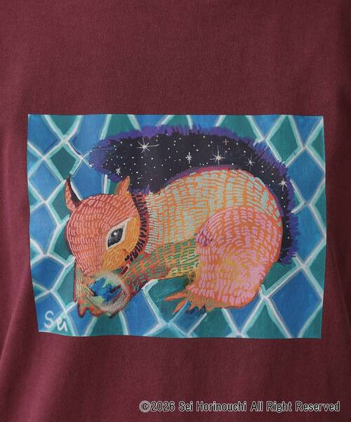 Dessin(デッサン)の「Sei Horinouchi×Dessin Tシャツ(Tシャツ/カットソー・レディース・ホワイト/ボルドー/ダークグレー/ベビーピンク・03/02)」の16枚目の写真