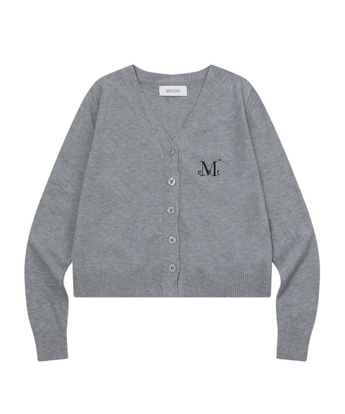 MUCENT（ムセント）の「ニアソフトVネックカーディガン (3カラー)（カーディガン/ボレロ・レディース・ブラック/ベージュ/グレー・FREE）」の3枚目の写真