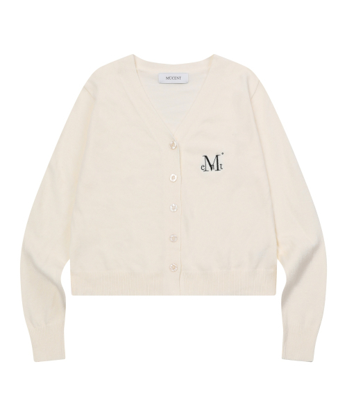 MUCENT（ムセント）の「ニアソフトVネックカーディガン (3カラー)（カーディガン/ボレロ・レディース・ブラック/ベージュ/グレー・FREE）」の7枚目の写真