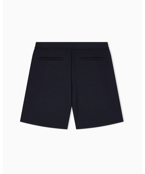 ARMANI EXCHANGE(アルマーニエクスチェンジ)の「【A|X アルマーニ エクスチェンジ】オールオーバーロゴ スウェットショーツ(スウェットパンツ・メンズ・ブラック・MEDIUM/LARGE/X-LARGE/SMALL/X-SMALL)」の7枚目の写真