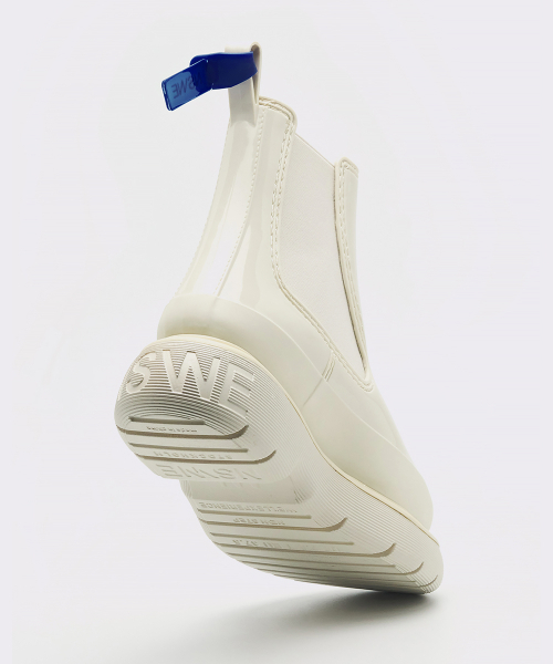 NSWE(ヌシェ)の「LAGOM チェルシーレインブーツ5CM (パインアイボリー) -NSW201PI(レインシューズ・レディース・アイボリー・6/9/8.5/7.5/6.5)」の3枚目の写真