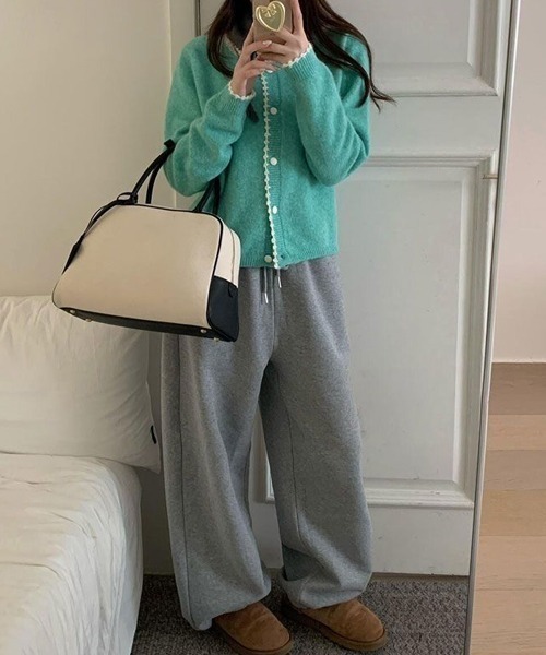 Ressaca(レサーカ)の「ハートポケットスウェットパンツ(スウェットパンツ・レディース・ピンク/パープル/グレー/ネイビー・M/L)」の7枚目の写真