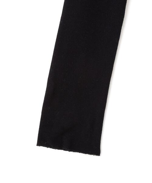 YLEVE（イレーヴ）の「YLEVE / SHEER HIGH-TWIST RIB JERSEY TURTLENECK PULLOVER（Tシャツ/カットソー・レディース・ホワイト/ブラック・1）」の11枚目の写真