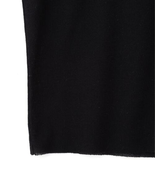 YLEVE（イレーヴ）の「YLEVE / SHEER HIGH-TWIST RIB JERSEY TURTLENECK PULLOVER（Tシャツ/カットソー・レディース・ホワイト/ブラック・1）」の12枚目の写真