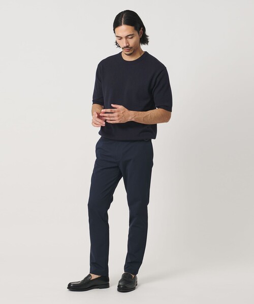 UNITED ARROWS GOLF(ユナイテッドアローズゴルフ)の「メンズ カシミヤ クルーネック ショートスリーブ(ニット/セーター・メンズ・ネイビー/グレー系・XL/M/L)」の22枚目の写真