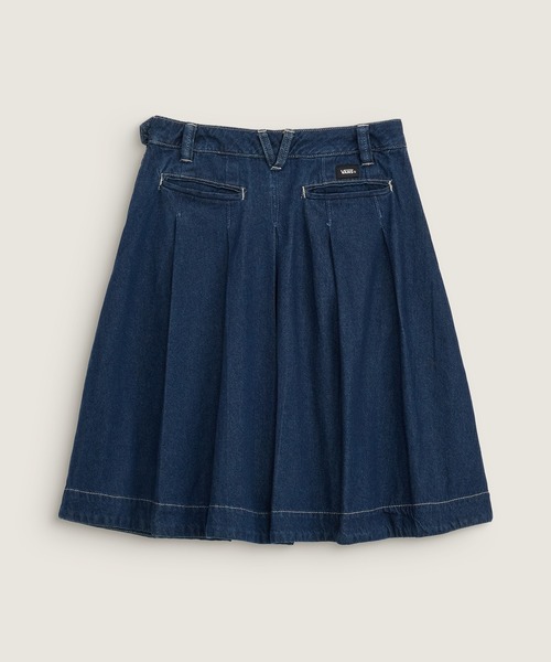 VANS（バンズ）の「ウィメンズ AUTHENTIC デニムスカート / Authentic Chino Denim Skirt Da VN000XEGDRR1（デニムスカート・レディース・インディゴブルー・26inch/24inch/36inch/34inch/32inch/30inch/29inch/28inch）」の5枚目の写真