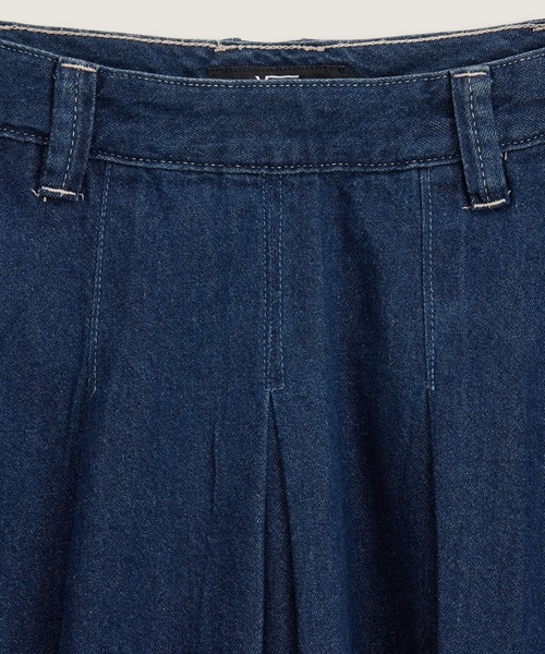 VANS（バンズ）の「ウィメンズ AUTHENTIC デニムスカート / Authentic Chino Denim Skirt Da VN000XEGDRR1（デニムスカート・レディース・インディゴブルー・26inch/24inch/36inch/34inch/32inch/30inch/29inch/28inch）」の6枚目の写真