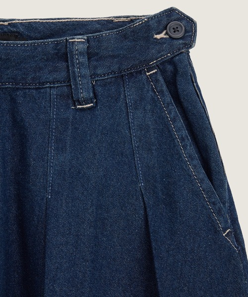 VANS（バンズ）の「ウィメンズ AUTHENTIC デニムスカート / Authentic Chino Denim Skirt Da VN000XEGDRR1（デニムスカート・レディース・インディゴブルー・26inch/24inch/36inch/34inch/32inch/30inch/29inch/28inch）」の7枚目の写真