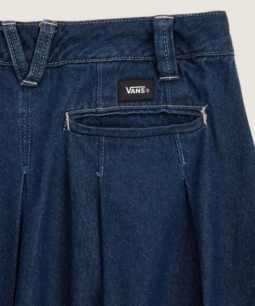 VANS（バンズ）の「ウィメンズ AUTHENTIC デニムスカート / Authentic Chino Denim Skirt Da VN000XEGDRR1（デニムスカート・レディース・インディゴブルー・26inch/24inch/36inch/34inch/32inch/30inch/29inch/28inch）」の8枚目の写真