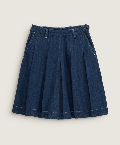 VANS（バンズ）の「ウィメンズ AUTHENTIC デニムスカート / Authentic Chino Denim Skirt Da VN000XEGDRR1（デニムスカート・レディース・インディゴブルー・26inch/24inch/36inch/34inch/32inch/30inch/29inch/28inch）」の4枚目の写真
