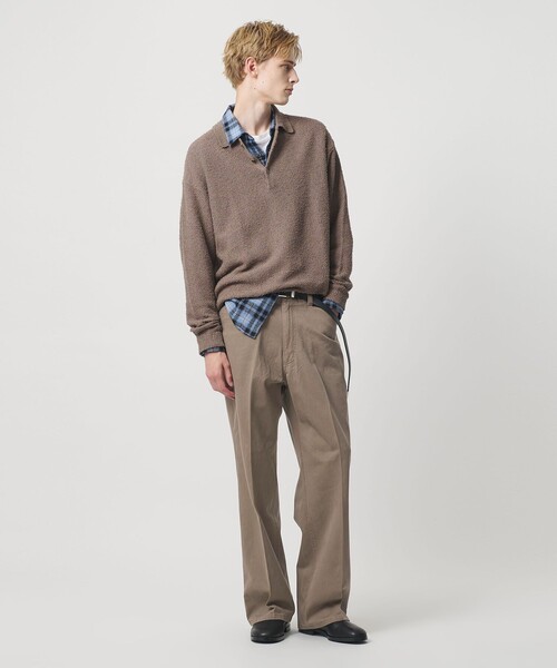 BEN DAVIS(ベンデイビス)の「<BEN DAVIS × BEAUTY&YOUTH>ウォッシュド チノ パンツ(チノパンツ・メンズ・オフホワイト/ブラック/モカ・34inch/32inch/30inch)」の6枚目の写真