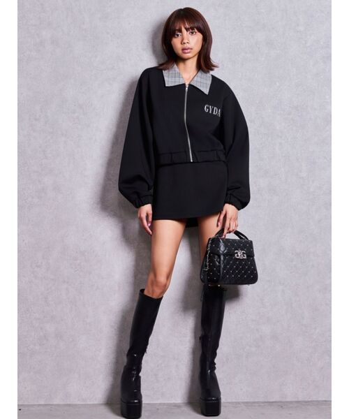 GYDA（ジェイダ）の「SymmetryGYDA bijouフラップハンドBAG（ハンドバッグ・レディース・オフホワイト/ブラック・FREE）」の7枚目の写真