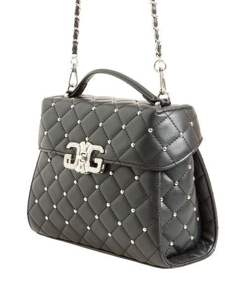 GYDA（ジェイダ）の「SymmetryGYDA bijouフラップハンドBAG（ハンドバッグ・レディース・オフホワイト/ブラック・FREE）」の10枚目の写真