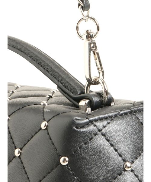 GYDA（ジェイダ）の「SymmetryGYDA bijouフラップハンドBAG（ハンドバッグ・レディース・オフホワイト/ブラック・FREE）」の12枚目の写真