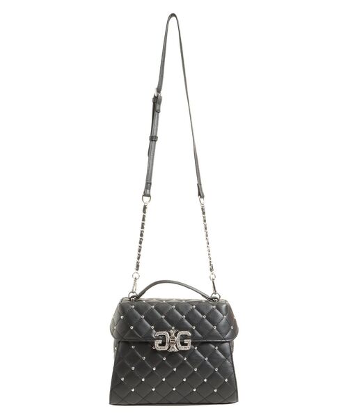 GYDA（ジェイダ）の「SymmetryGYDA bijouフラップハンドBAG（ハンドバッグ・レディース・オフホワイト/ブラック・FREE）」の16枚目の写真