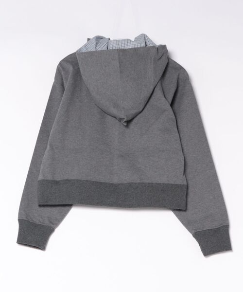 Vivienne Westwood(ヴィヴィアンウエストウッド)の「ボンディングジャージオーブパッチジップフーディー(その他アウター・レディース・ブラック/チャコールグレー・FREE)」の4枚目の写真