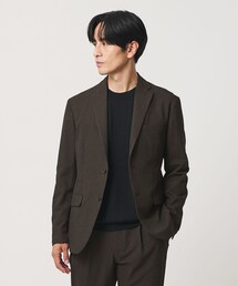 リサイクル ポリエステル 2B ジャケット セットアップ対応 ヨコストレッチ ウォッシャブル