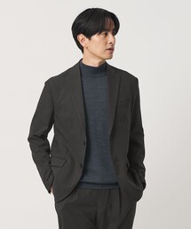 リサイクル ポリエステル 2B ジャケット セットアップ対応 ヨコストレッチ ウォッシャブル