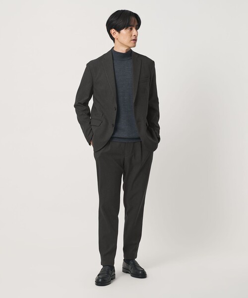 BEAUTY&YOUTH UNITED ARROWS(ビューティーアンドユースユナイテッドアローズ)の「リサイクル ポリエステル 2B ジャケット セットアップ対応 ヨコストレッチ ウォッシャブル(テーラードジャケット・メンズ・ダークブラウン/ネイビー/その他1/ダークグレー・XL/S/L/M)」の5枚目の写真