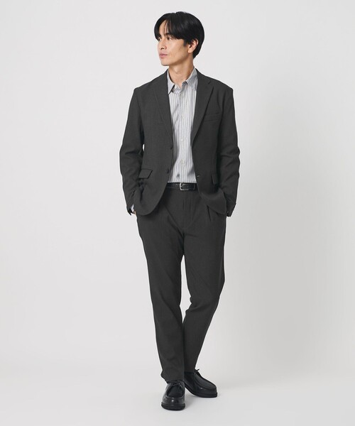 BEAUTY&YOUTH UNITED ARROWS(ビューティーアンドユースユナイテッドアローズ)の「リサイクル ポリエステル 2B ジャケット セットアップ対応 ヨコストレッチ ウォッシャブル(テーラードジャケット・メンズ・ダークブラウン/ネイビー/その他1/ダークグレー・XL/S/L/M)」の7枚目の写真