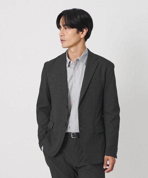 BEAUTY&YOUTH UNITED ARROWS(ビューティーアンドユースユナイテッドアローズ)の「リサイクル ポリエステル 2B ジャケット セットアップ対応 ヨコストレッチ ウォッシャブル(テーラードジャケット・メンズ・ダークブラウン/ネイビー/その他1/ダークグレー・XL/S/L/M)」の8枚目の写真