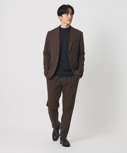 BEAUTY&YOUTH UNITED ARROWS(ビューティーアンドユースユナイテッドアローズ)の「リサイクル ポリエステル 2B ジャケット セットアップ対応 ヨコストレッチ ウォッシャブル(テーラードジャケット・メンズ・ダークブラウン/ネイビー/その他1/ダークグレー・XL/S/L/M)」の17枚目の写真