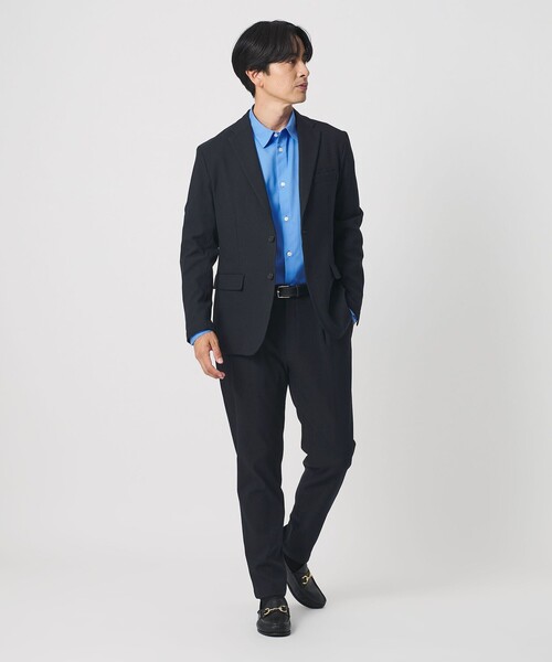 BEAUTY&YOUTH UNITED ARROWS(ビューティーアンドユースユナイテッドアローズ)の「リサイクル ポリエステル 2B ジャケット セットアップ対応 ヨコストレッチ ウォッシャブル(テーラードジャケット・メンズ・ダークブラウン/ネイビー/その他1/ダークグレー・XL/S/L/M)」の20枚目の写真