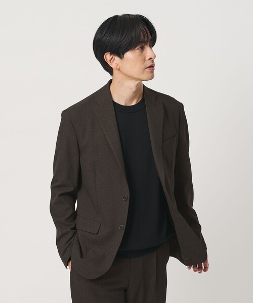 BEAUTY&YOUTH UNITED ARROWS(ビューティーアンドユースユナイテッドアローズ)の「リサイクル ポリエステル 2B ジャケット セットアップ対応 ヨコストレッチ ウォッシャブル(テーラードジャケット・メンズ・ダークブラウン/ネイビー/その他1/ダークグレー・XL/S/L/M)」の22枚目の写真