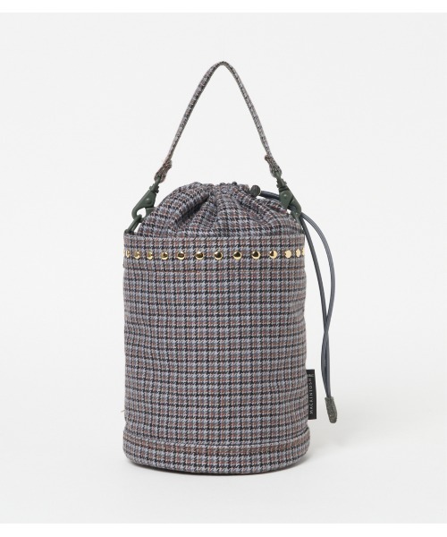 Mackintosh（マッキントッシュ）の「ANNAN BUCKET STUDS MINI CHECK（ショルダーバッグ・レディース・ブラウン系その他/グリーン系その他・FREE）」の2枚目の写真
