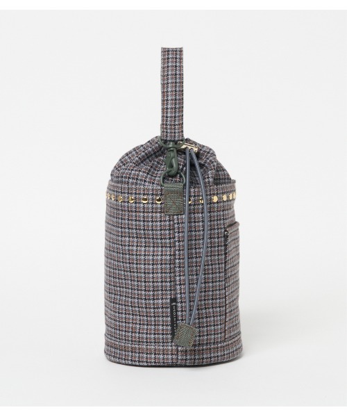 Mackintosh（マッキントッシュ）の「ANNAN BUCKET STUDS MINI CHECK（ショルダーバッグ・レディース・ブラウン系その他/グリーン系その他・FREE）」の4枚目の写真