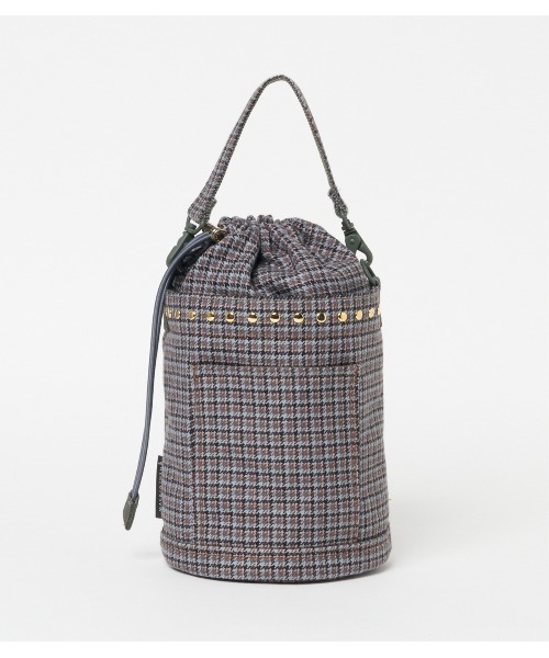 Mackintosh（マッキントッシュ）の「ANNAN BUCKET STUDS MINI CHECK（ショルダーバッグ・レディース・ブラウン系その他/グリーン系その他・FREE）」の5枚目の写真