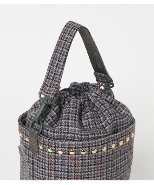 Mackintosh（マッキントッシュ）の「ANNAN BUCKET STUDS MINI CHECK（ショルダーバッグ・レディース・ブラウン系その他/グリーン系その他・FREE）」の7枚目の写真