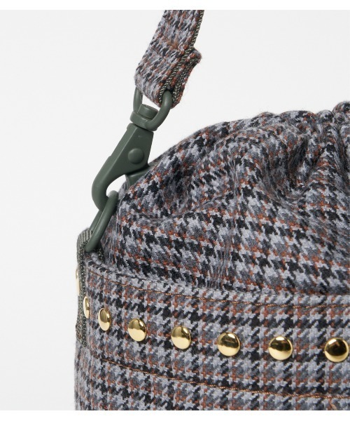 Mackintosh（マッキントッシュ）の「ANNAN BUCKET STUDS MINI CHECK（ショルダーバッグ・レディース・ブラウン系その他/グリーン系その他・FREE）」の9枚目の写真