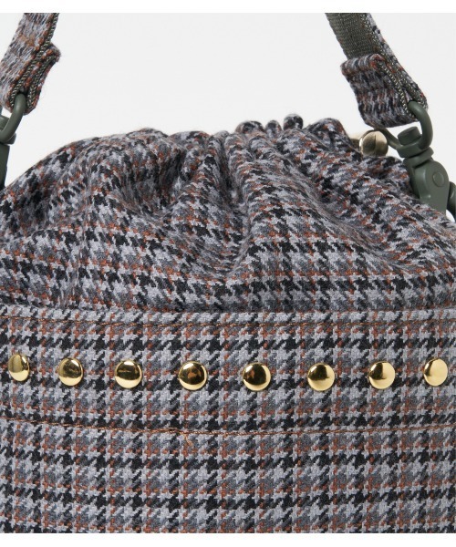 Mackintosh（マッキントッシュ）の「ANNAN BUCKET STUDS MINI CHECK（ショルダーバッグ・レディース・ブラウン系その他/グリーン系その他・FREE）」の10枚目の写真