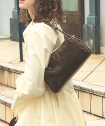 スエードワンハンドルバッグ