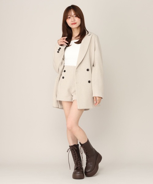 Heather（ヘザー）の「Winter コンパクトショートパンツ　1057355（その他パンツ・レディース・ブラウン系その他/ホワイト系/グレー系・S/M）」の21枚目の写真