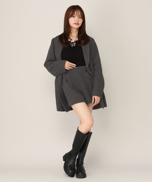 Heather（ヘザー）の「Winter コンパクトショートパンツ　1057355（その他パンツ・レディース・ブラウン系その他/ホワイト系/グレー系・S/M）」の15枚目の写真