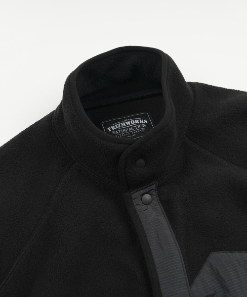FRIZMWORKS(フリズムワークス)の「ANDES FLEECE JACKET _ BLACK(その他アウター・メンズ・その他・SMALL/MEDIUM/LARGE/X-LARGE)」の3枚目の写真