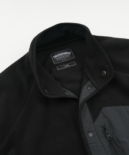 FRIZMWORKS(フリズムワークス)の「ANDES FLEECE JACKET _ BLACK(その他アウター・メンズ・その他・SMALL/MEDIUM/LARGE/X-LARGE)」の4枚目の写真
