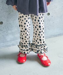 apres les cours（アプレレクール）の「【リンク】ワッフルアソート裾フリルレギンス（その他パンツ）」