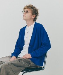 【MAISON CLUB】High Gauge Knit Cardigan / ハイゲージニットカーディガン SNF