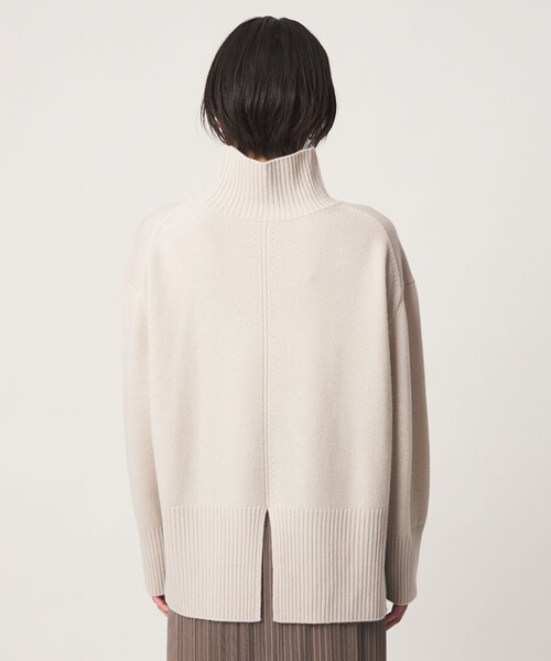 green label relaxing（グリーンレーベルリラクシング）の「［size SHORTあり］SERENITY ハイネック プルオーバー ニット（ニット/セーター・レディース・モカ/ナチュラル/ピンク/ダークグレー/ダークブラウン/ブラック・FREE/SHORT）」の17枚目の写真