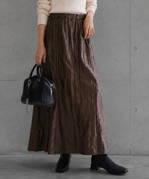 レザーワッシャースカート