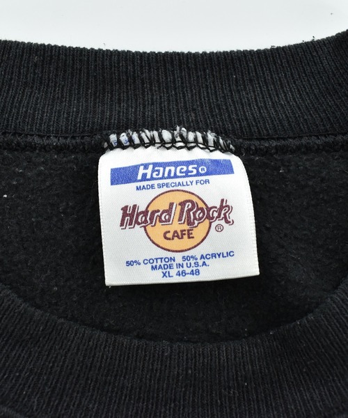 LABORATORY R(ラボラトリーアール)の「【USED】90’s Hard Rock CAFE “LAS VEGAS” ロゴ スウェット(スウェット・メンズ・ブラック・X-LARGE)」の4枚目の写真