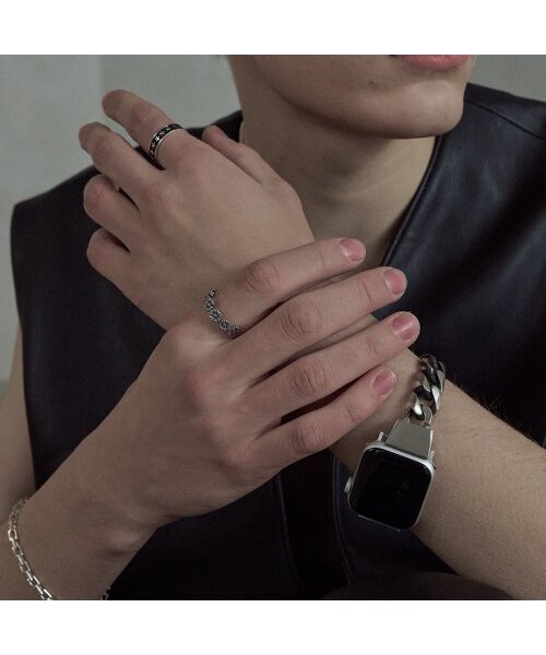SILVERTAG（シルバータグ）の「APPLE WATCH STRAP MINI AST-1406DCO ストラップ マット 38mm 40mm 41mm 42mm（デジタル腕時計・メンズ・その他・LARGE/MEDIUM/SMALL/X-LARGE/XX-LARGE/XXXL）」の4枚目の写真